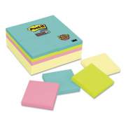 Post-it Notes Super Sticky Pads in Miami Colors, 3 x 3, 90/Pad, 12
